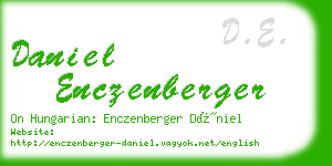 daniel enczenberger business card